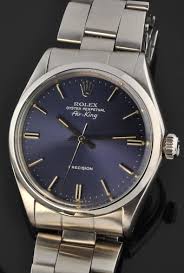 rolex air king blue