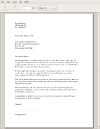 sample business letter