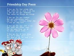 poem on friendship