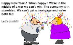 happy new year greeting card