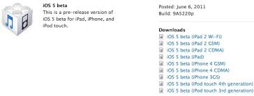 This Beta 1 version of iOS 5