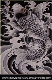 Japanese Koi Fish Tattoo Design