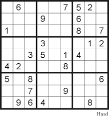 printable sudoku puzzles