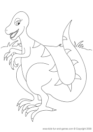 dinosaur coloring sheet