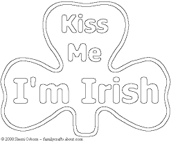 shamrock coloring sheets