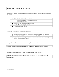 sample thesis paper