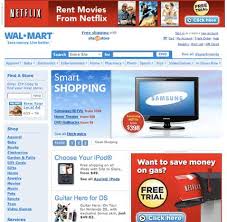 Wal-Mart Website \x26amp; Netflix Ads