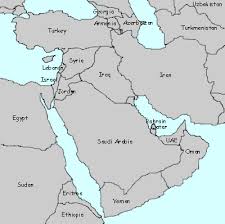 middle east map