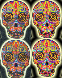 day of the dead skulls