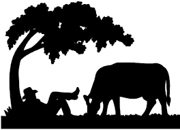 Cowboy Rest Under Tree