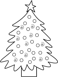 christmas tree coloring sheets