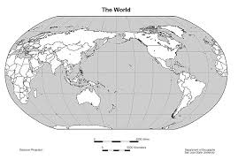 blank world map political
