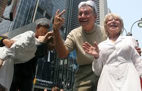 Edith Shain with Carl