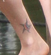 five pointed star tattoos