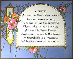 poem on friendship