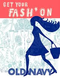 Posters for Old Navy street