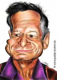 Hugh Hefner Caricature