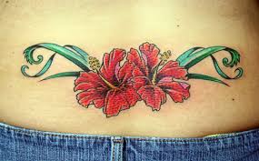 hawaiian flower tattoos