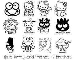 cute hello kitty coloring pages