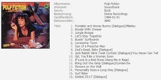 pulp fiction soundtrack