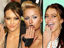 black nails