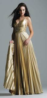 gold prom gowns