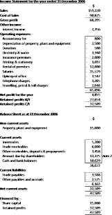 example of income statement