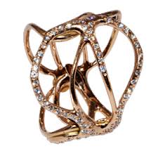 \x3cb\x3eTatuaggio\x3c/b\x3e ring in rose gold