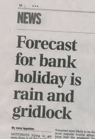 So four Bank Holidays in three