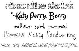 cool handwritten fonts