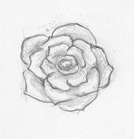 how to draw rose