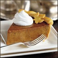 pumpkin pie with