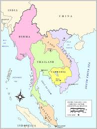 asia map outline