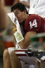 Sam Bradford crying after the