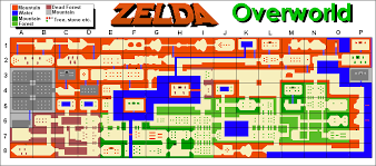 legend of zelda map
