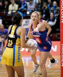 Championship netball match