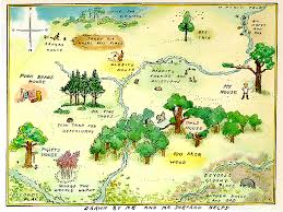 Image Map of the 100 Acre Wood