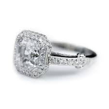 rose cut diamond engagement ring