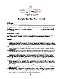sample service contract