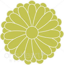 retro flower clipart