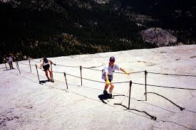 Climbing Half Dome