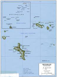 Country Map of Seychelles