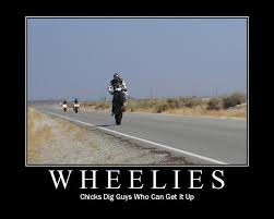 wheelies on bikes