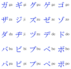 katakana table