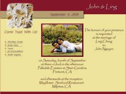 sample wedding websites