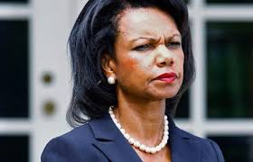 Condoleezza Rice, the former