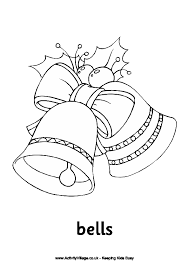 christmas bells coloring sheets
