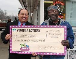 Virginia Lottery check