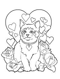 cute valentine coloring pictures