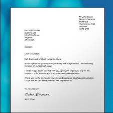 sample business letter